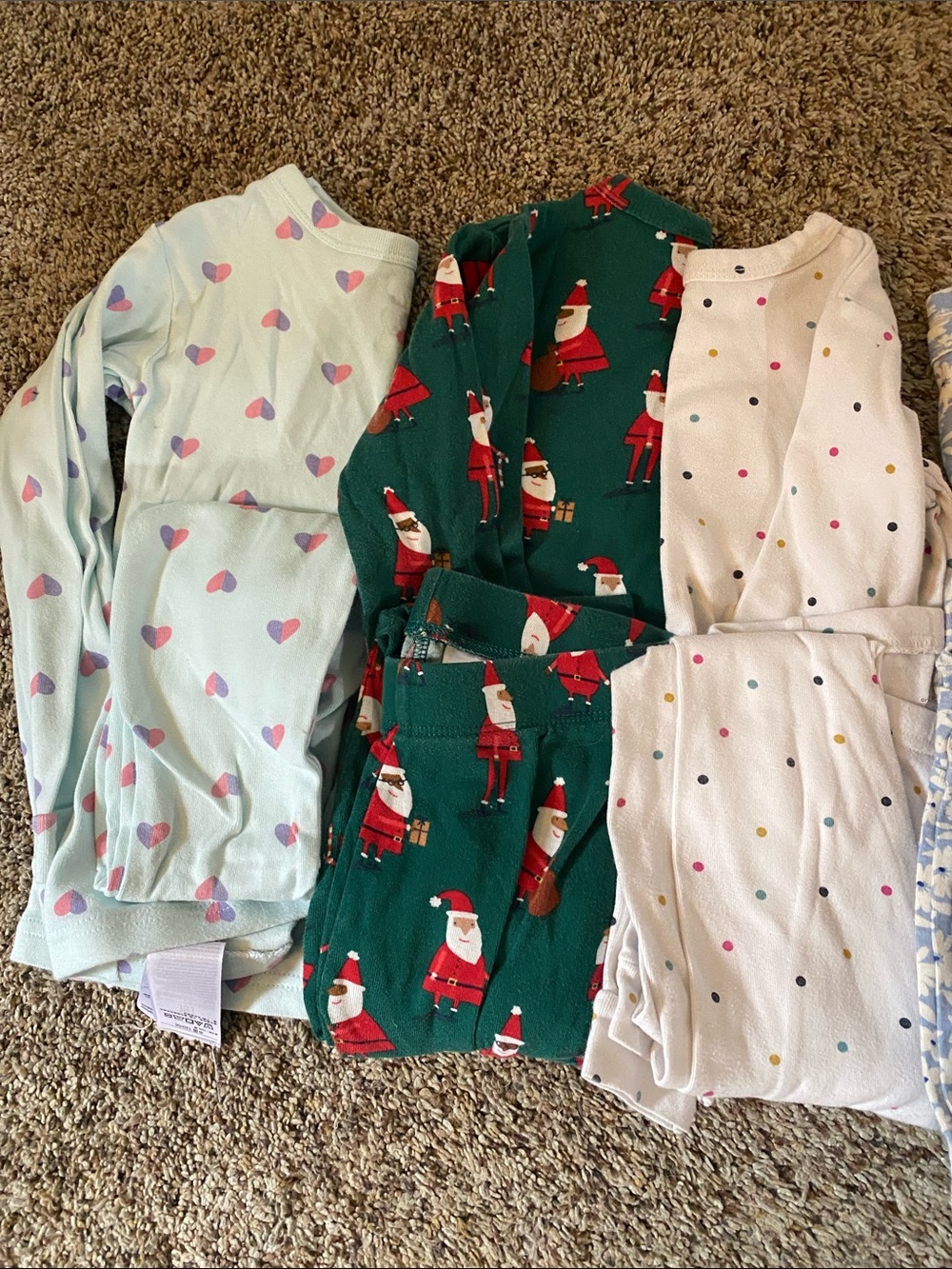 Gap Girl organically grown pajama sets - size 6 bundle